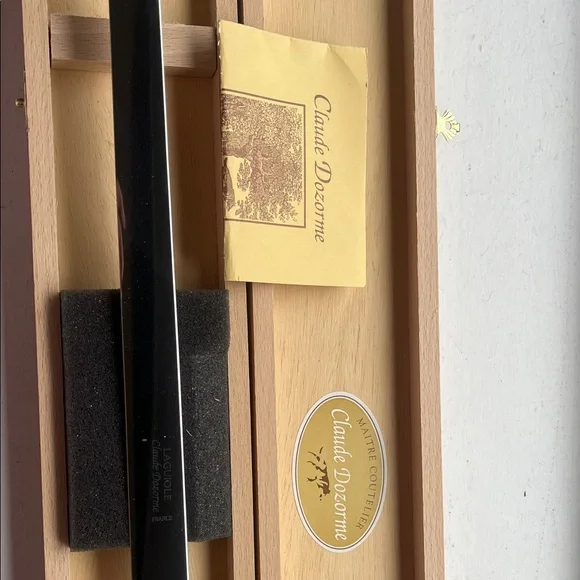 Elegant salmon slicer by Claude Dozorme for Laguiole.
